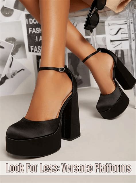 versace heels dupe|versace platform heels dupe.